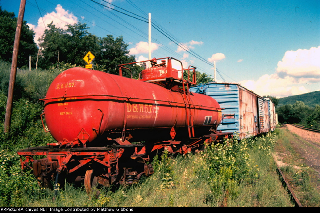 Stored equipment at Cooperstown Junction-exact date approximate
